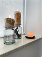 Lübech Living Valencia duo vase, lysestage eller opbevaringsglas med lys i vindue - Tinashjem